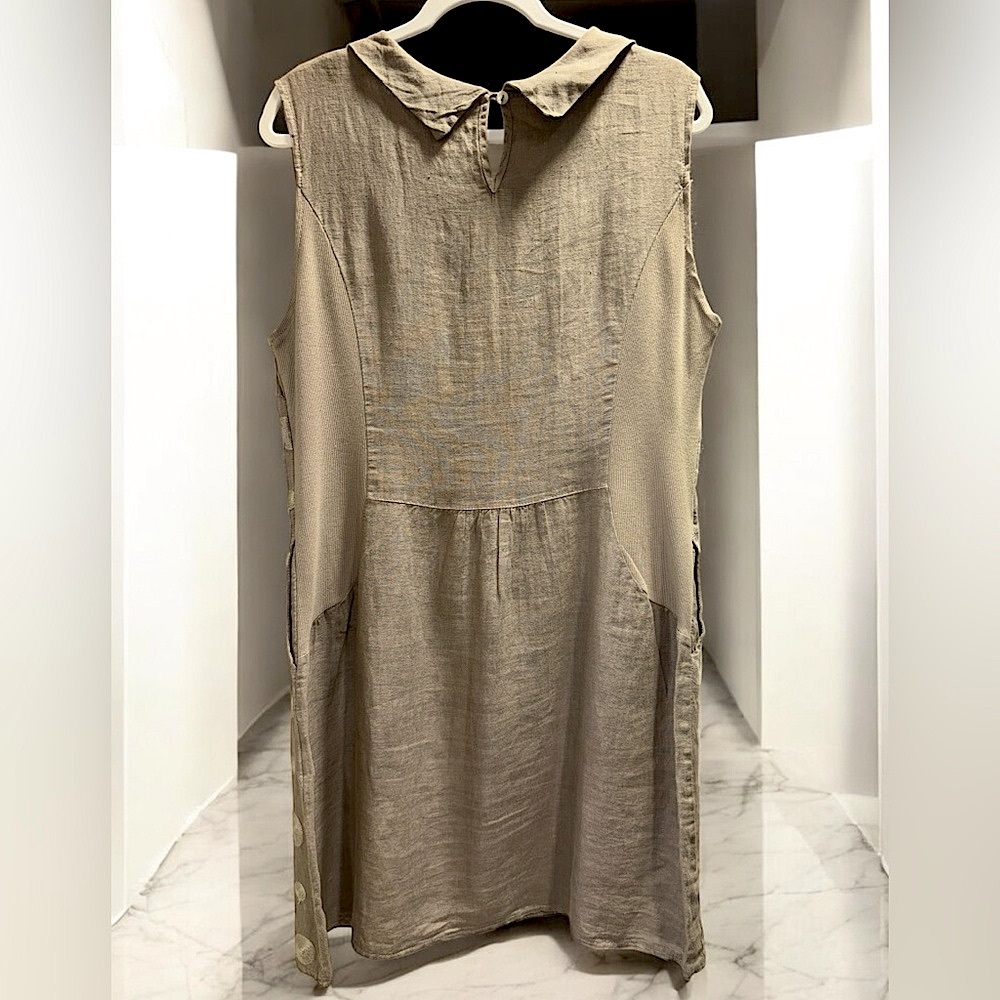 EUC! Lina Tomei Elegant Polka Dot Dress - Picture 4 of 4